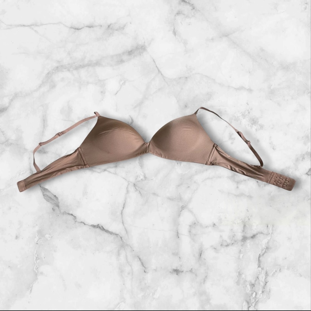 SKIMS Fits Everybody Wireless Form Bra Cocoa Brown Size 36B